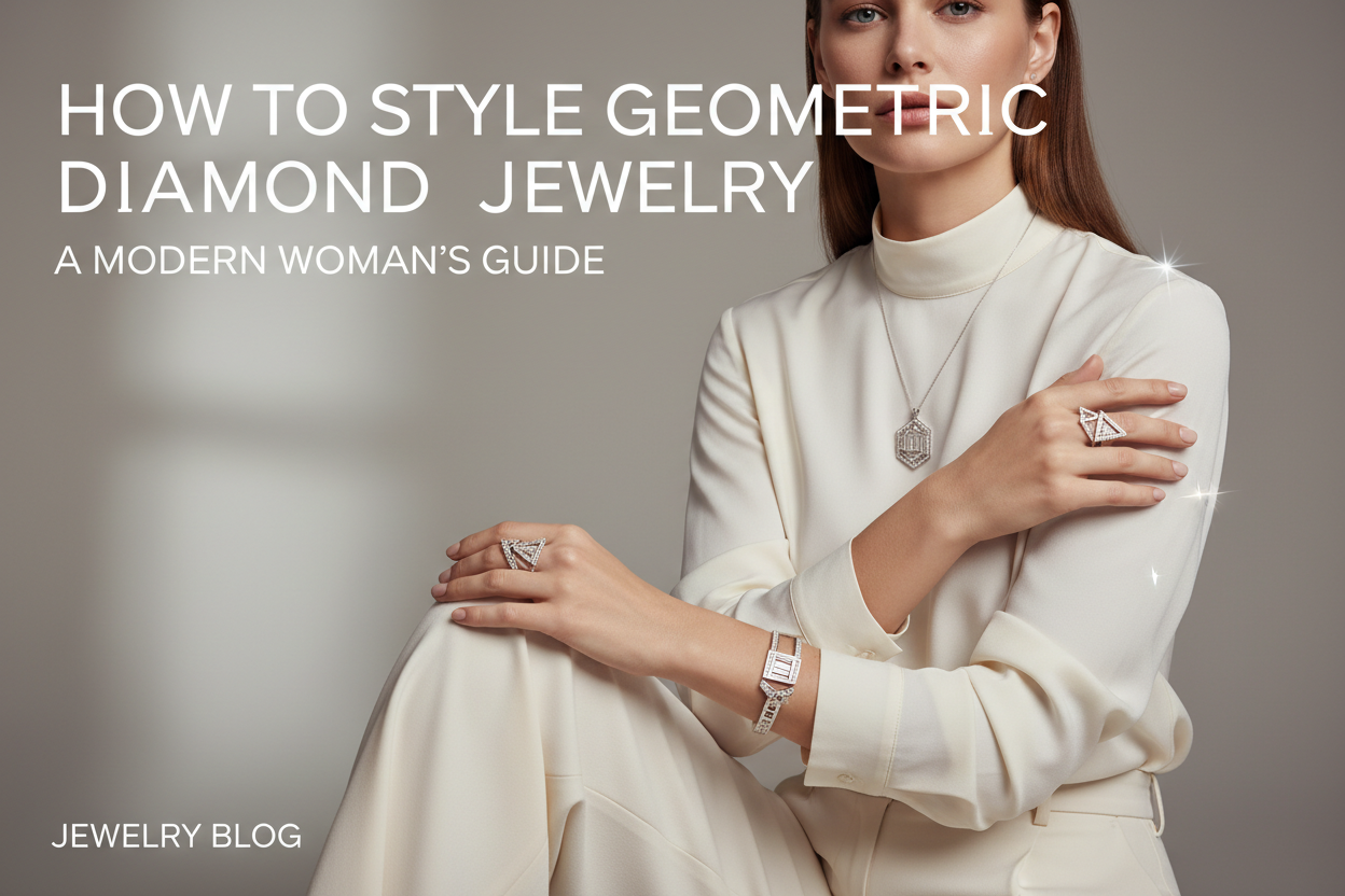 How to Style Geometric Diamond Jewelry: A Modern Woman's Guide