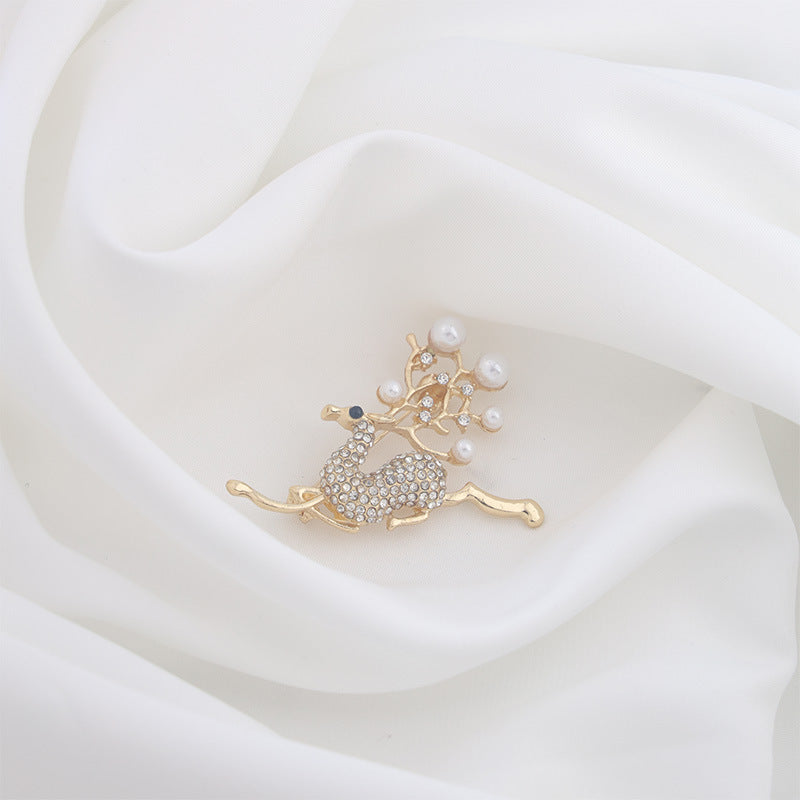 Nuevo Broche de Aleación de Alta Sensación de Nicho de Alta Gama, Pin para Abrigo y Traje, Corsage Versátil de Alta Gama