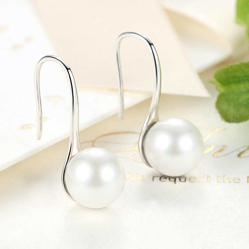 Pendientes de perlas para mujer estilo coreano que combinan con todo