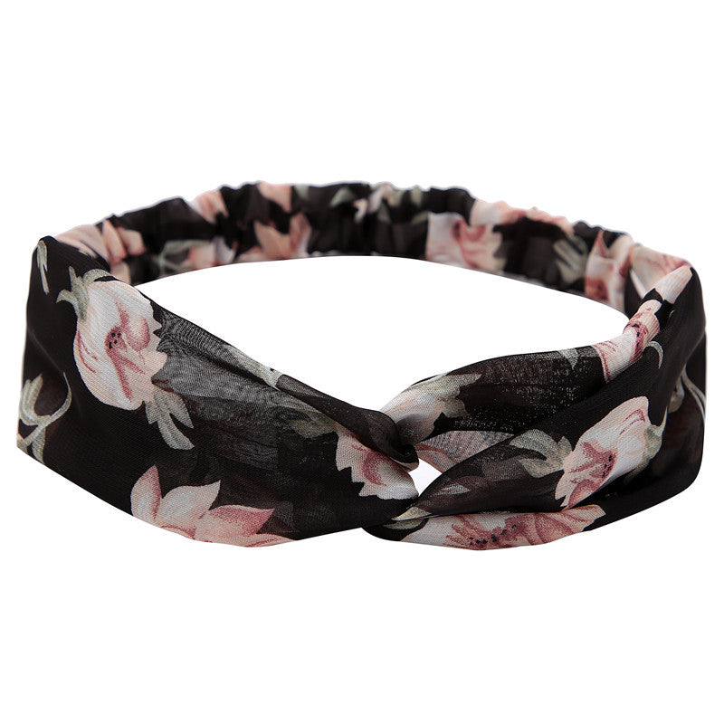 Women's Polka Dot Printed Bohemian Sweet Simple Hair Band