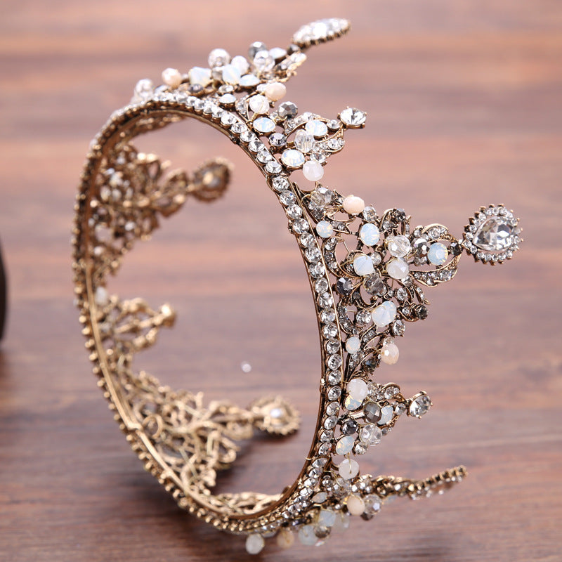 Hochzeits-Accessoires Strass Legierung Retro Stirnband Hochzeit Schmuck Krone