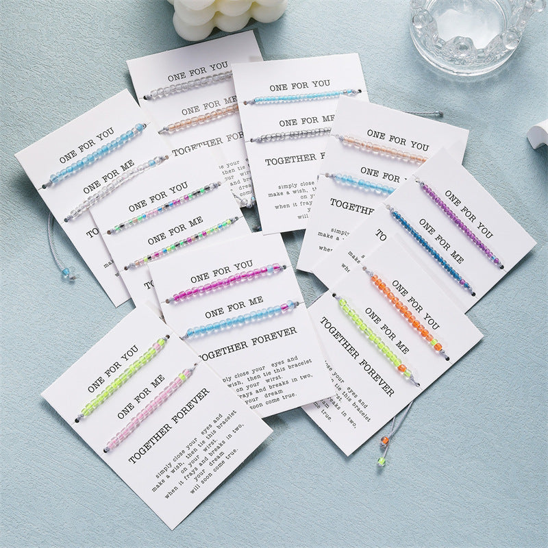 Fashion Personality Color Luminous Beads Bracelet