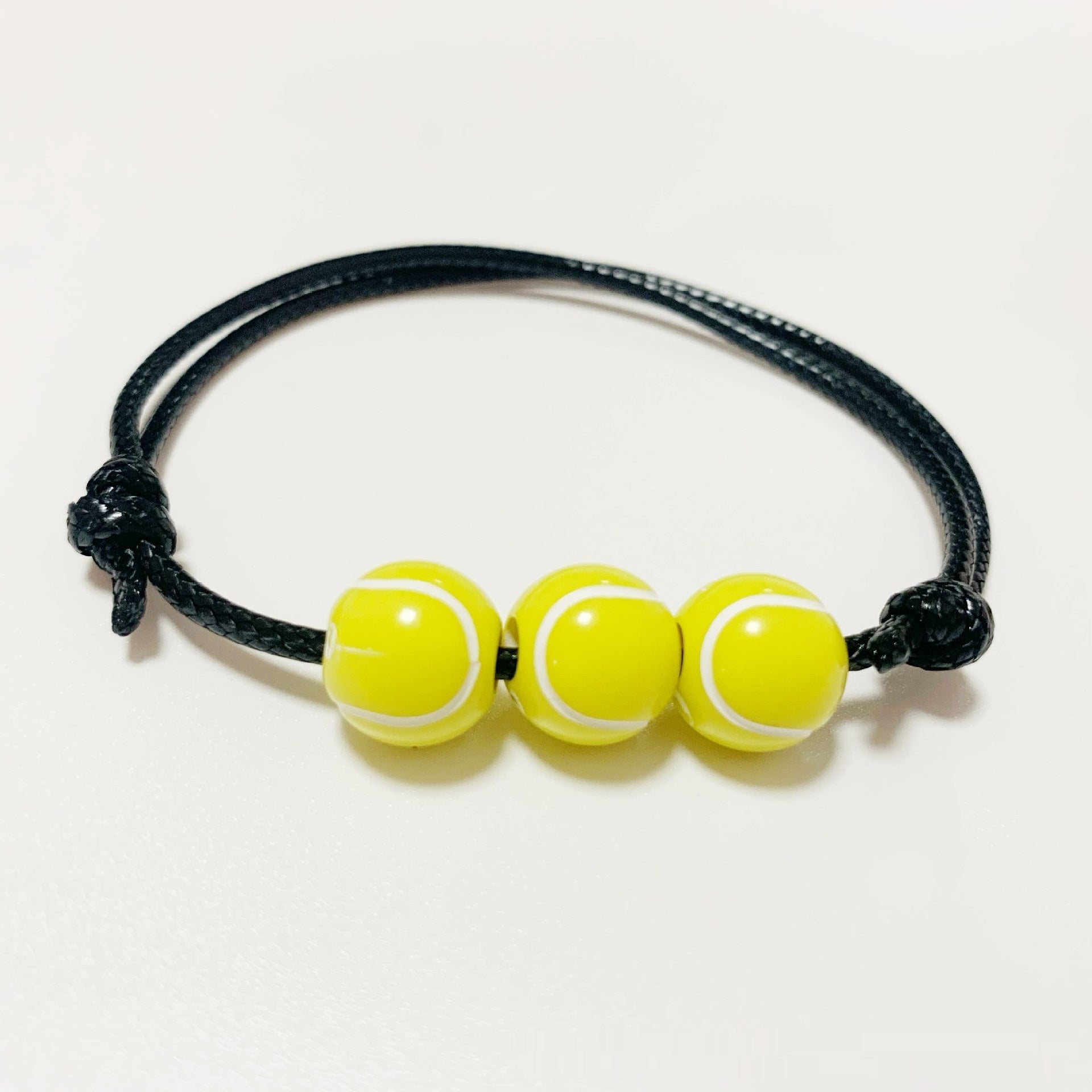 Jewelry Weaving Bracelet Basketball Football Rugby Softball Beads