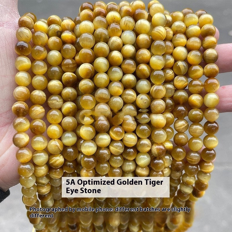 Tigerauge-Stein lose Perlen DIY Schmuckzubehör