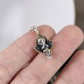 Fashion S925 Silver Vintage Silver Angel Pendant