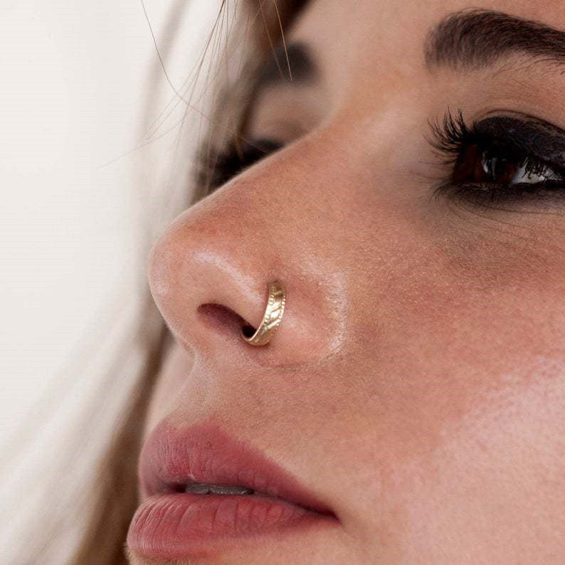 Women's Fashion Creative Body Piercing Jewelry Nose Ring Earrings