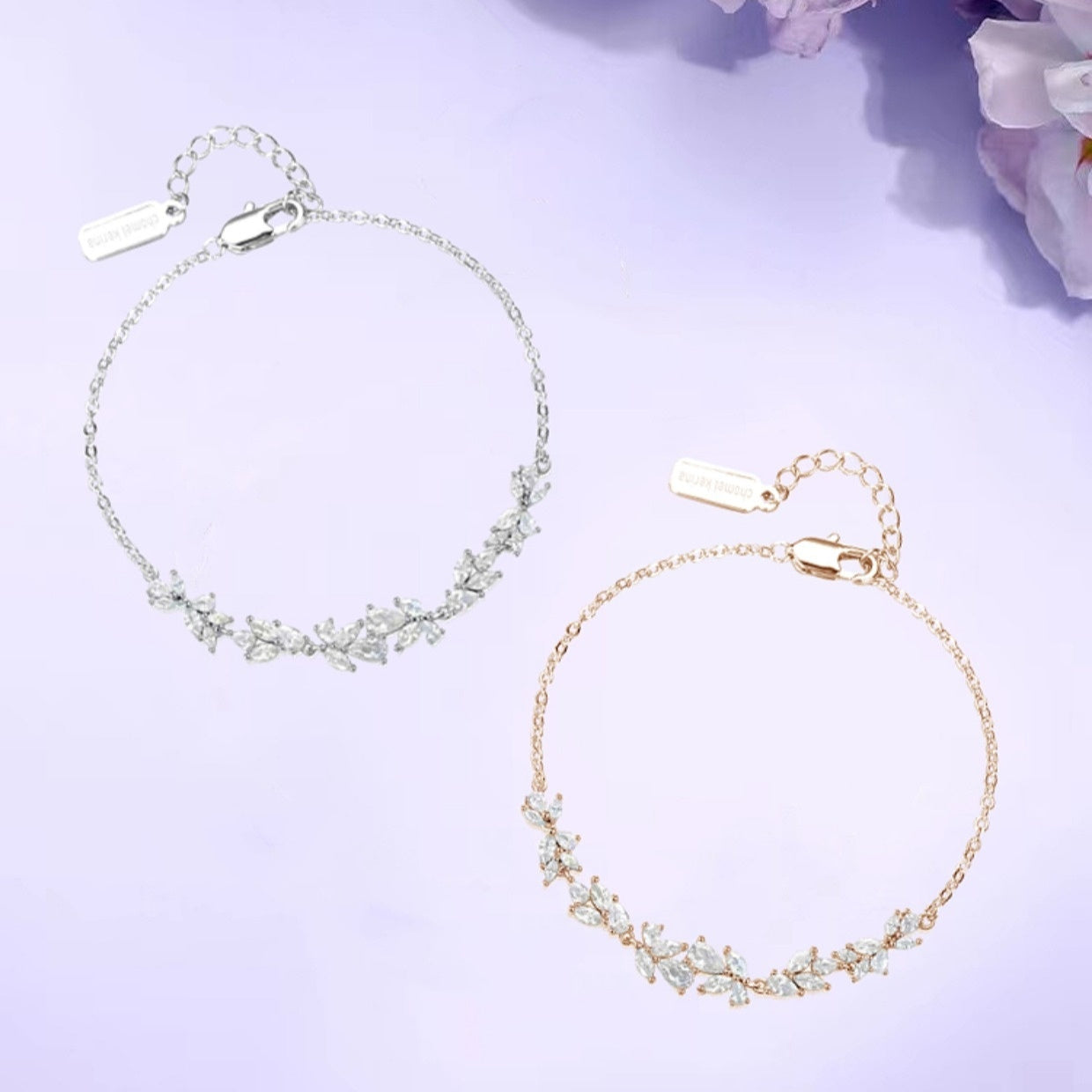 Forest Wisteria Flower Design High-end Bracelet