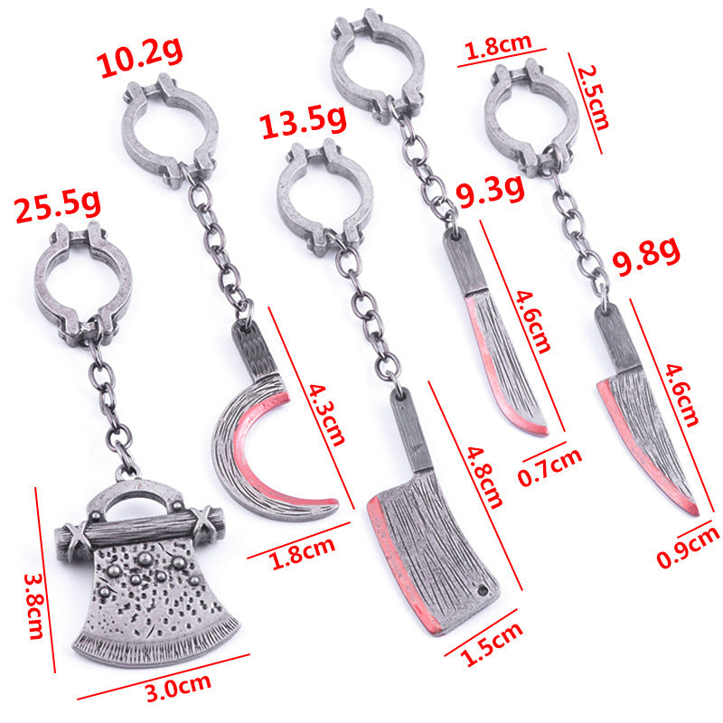 Car Keychain Halloween Theme Accessories Pendant