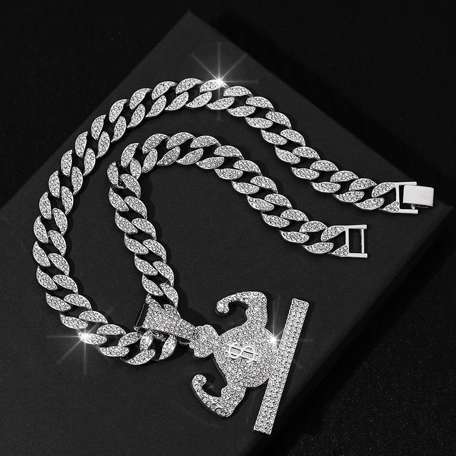 Heißer Verkauf Hip-Hop Street Hercules Geldbörsen-Halskette