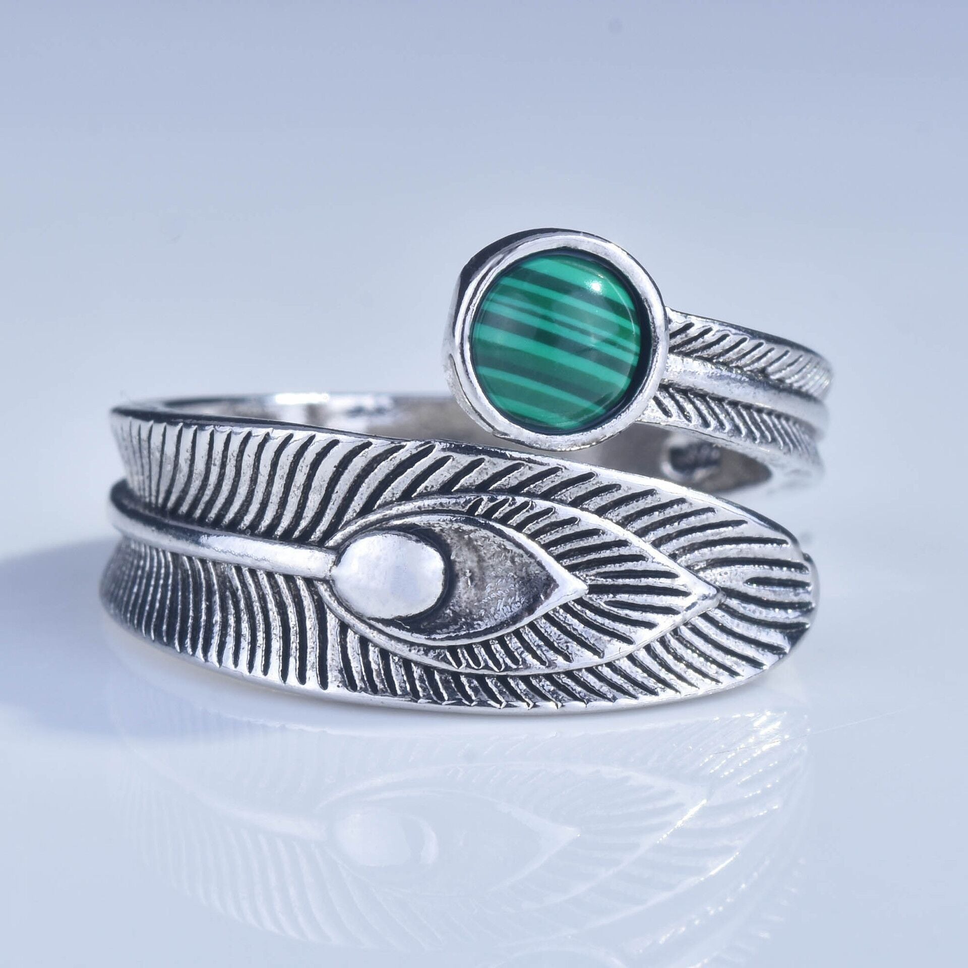 Feather Men's And Women's  Ring Jewelry Leaf Ring