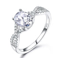 Anillo de plata esterlina para dama Óvalo Nano Morganita