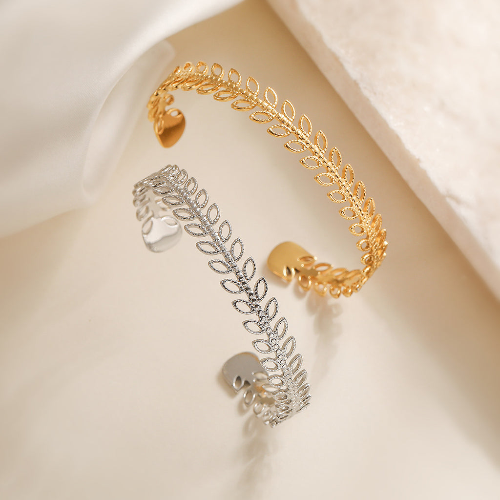 Fashion hohles Edelstahlarmband für Damen