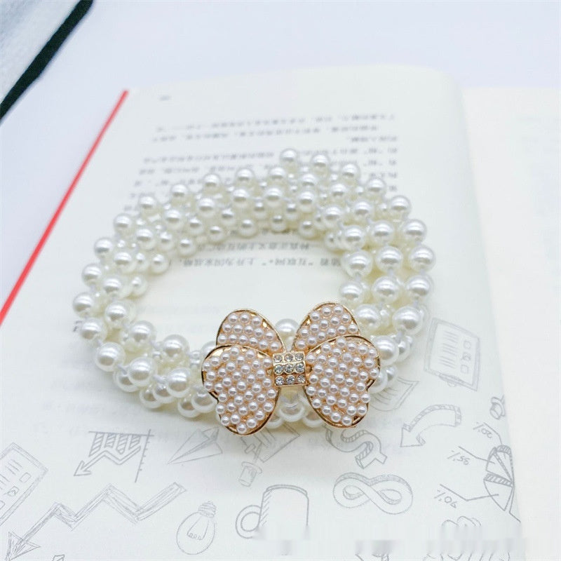 Joyería de moda para mujer, cadena de cintura con perlas blancas