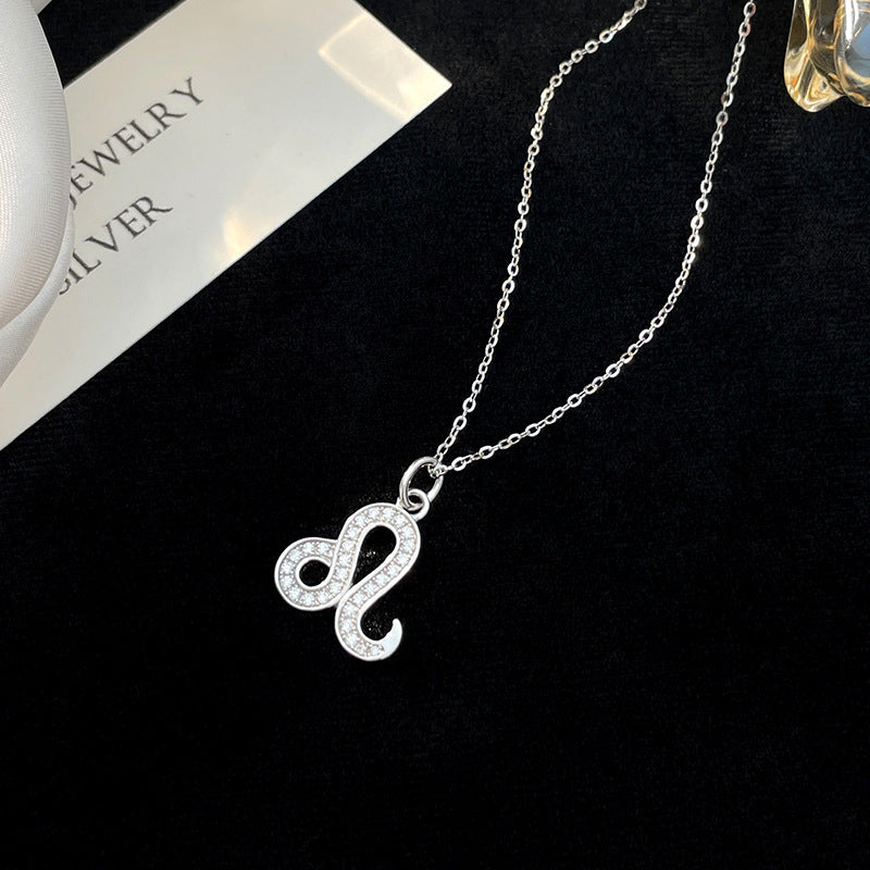 Sternzeichen 925 Sterling Silber Halskette für Damen