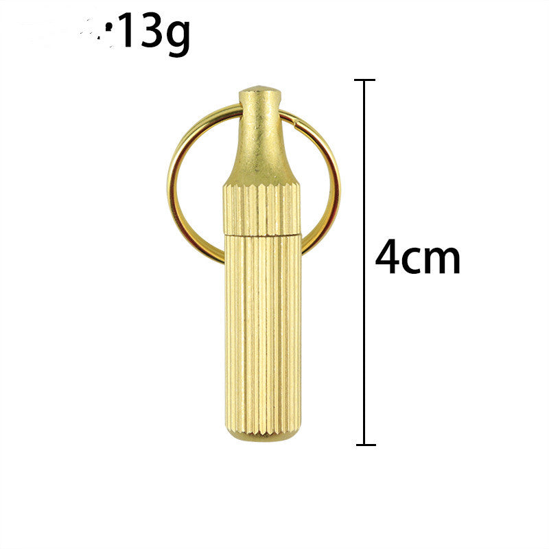 Llavero Mini de Latón Portátil