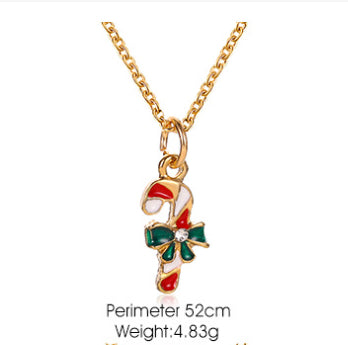 Collar de aceite goteador de caña con copo de nieve navideño