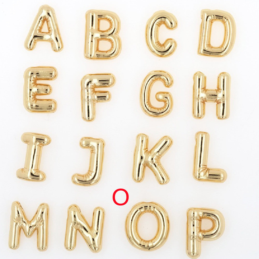 Glossy Letters Copper Pendant Necklace