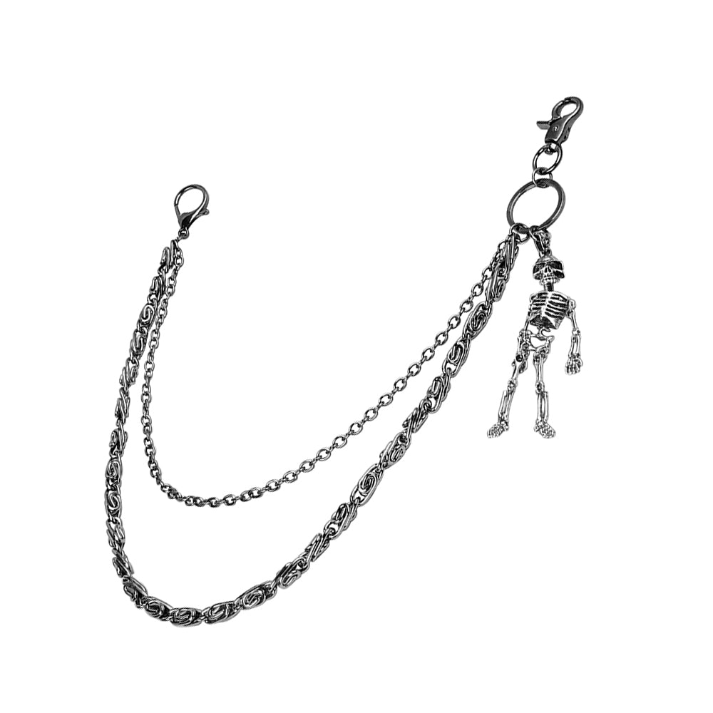 Los más vendidos tanto para hombres como para mujeres son los relicarios de calavera, pistolas de metal, pantalones de cadena negra, vaqueros, monos, accesorios hip-hop hipster y adornos de cintura