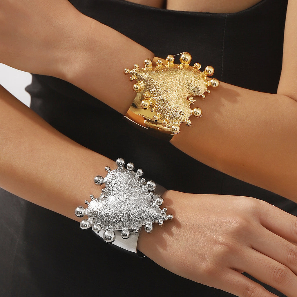 Retro Minority Design Big Love glänzendes Armband