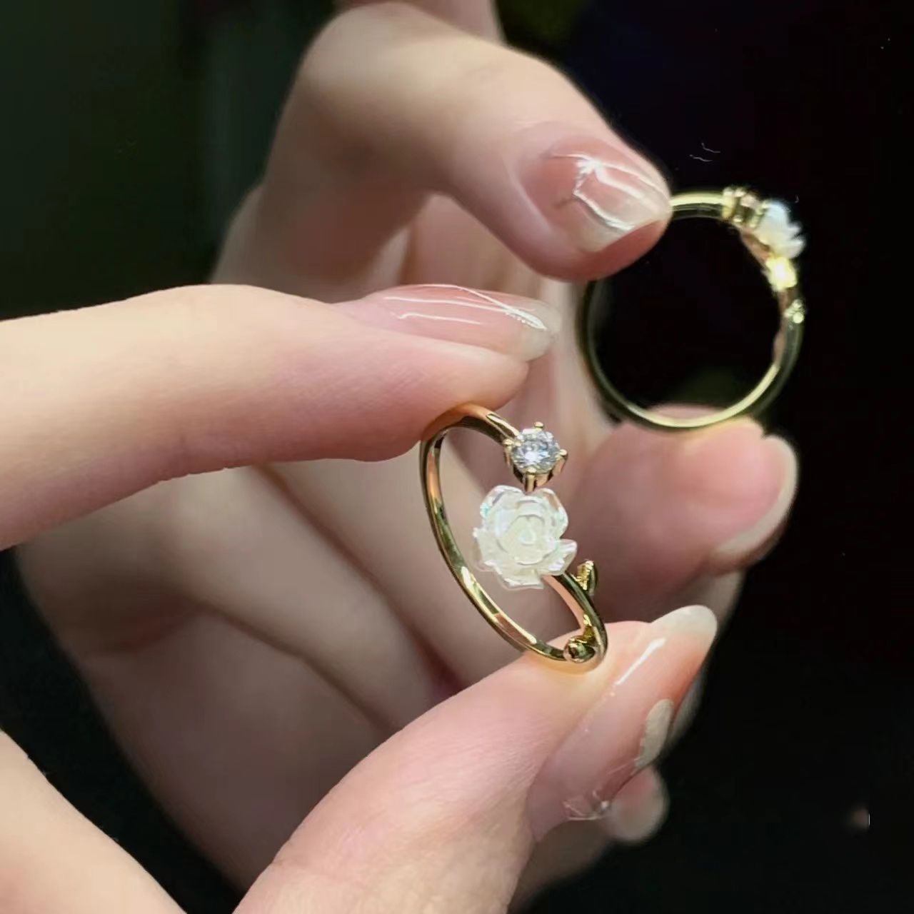 Damen modischer Zeigefingerring