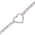 Cadena de Pierna de Amor con Diamantes, Cadena Corporal de Moda Europea y Americana
