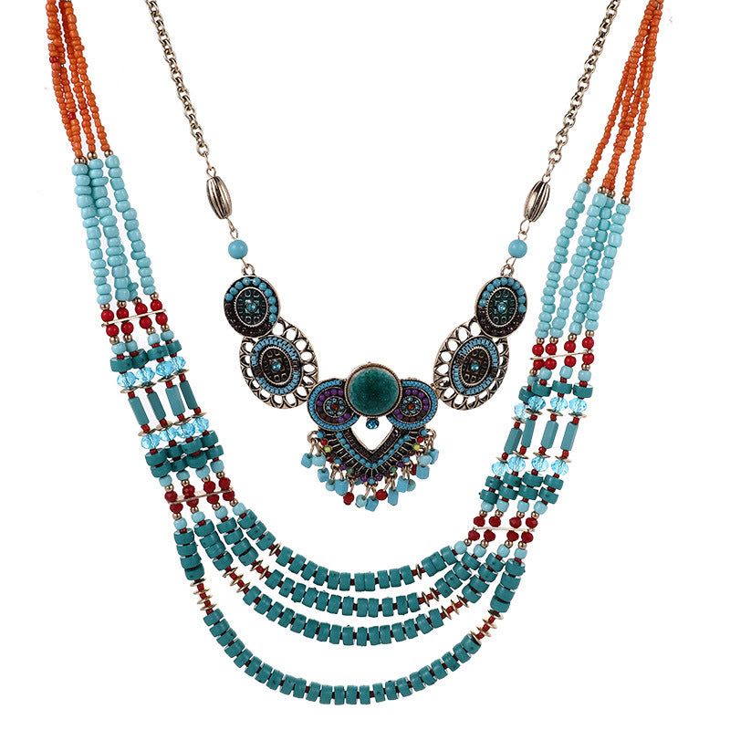 Neue Halskette Boho Anhänger für Frauen 60cm Halskette Ethno Schmuck als Freundschaftsgeschenk Bijoux Dropshipping Collier Accessoires