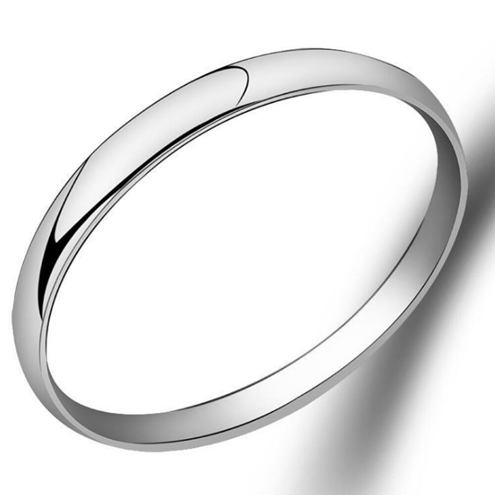 Pulsera Anillo Hora Simple Bañada en Plata