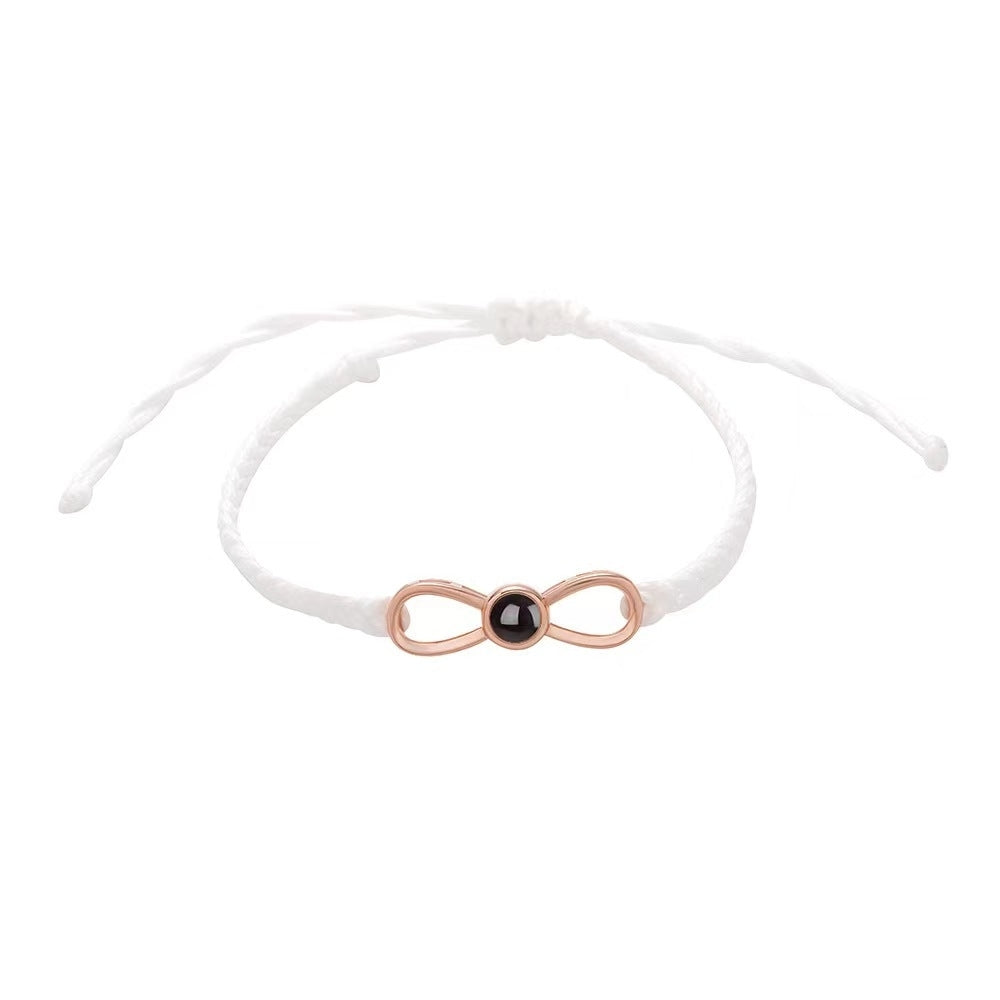 Korean Version Bow Weaving Projection Bracelet