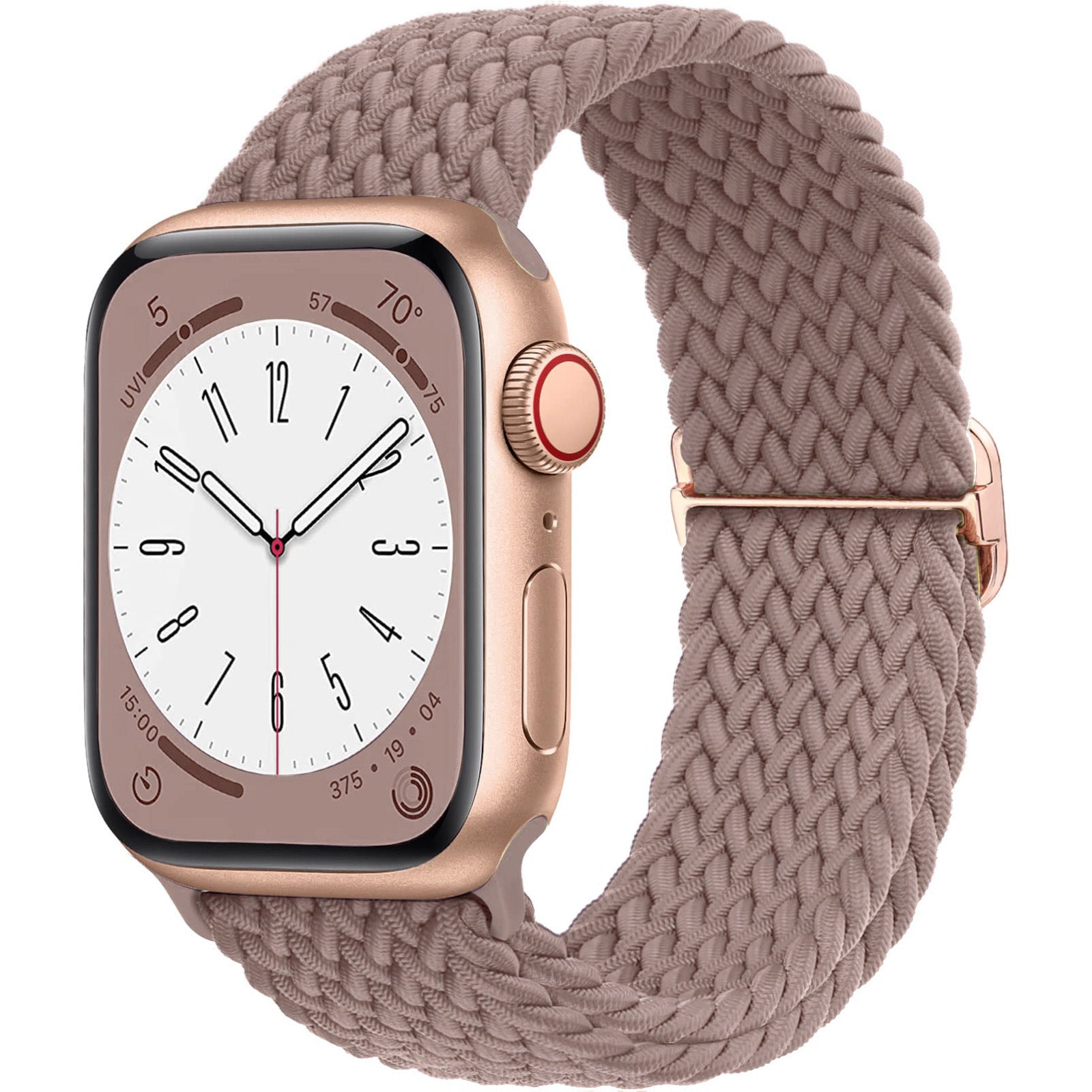 Correa de reloj ajustable de nailon trenzado