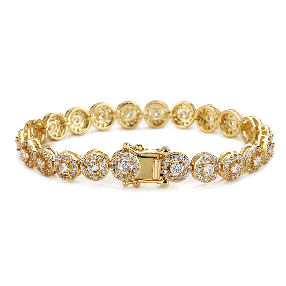 Leichtes Luxus-Armband mit vollständig eingelegten AAA-Zirkonen