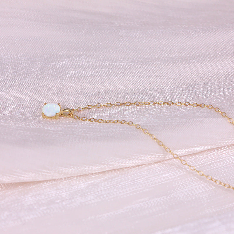 Damen Temperament Mode Opal Leichter Luxus-Anhänger