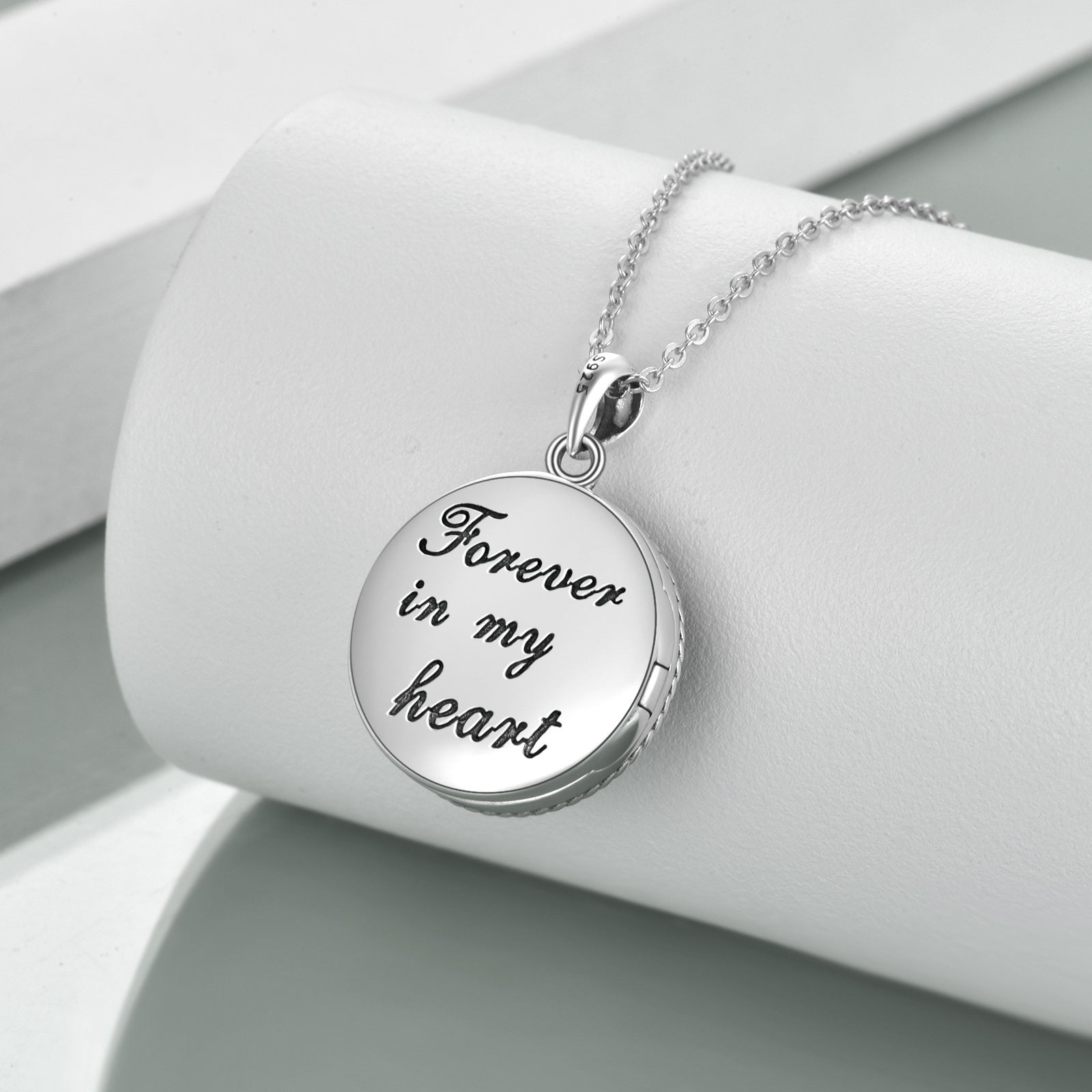 Baum des Lebens Medaillon Halskette Schmuck für Frauen Sterling Silber Keltischer Lebensbaum Abalone Muschel Medaillons Schmuck Geschenke für Mutter Tochter