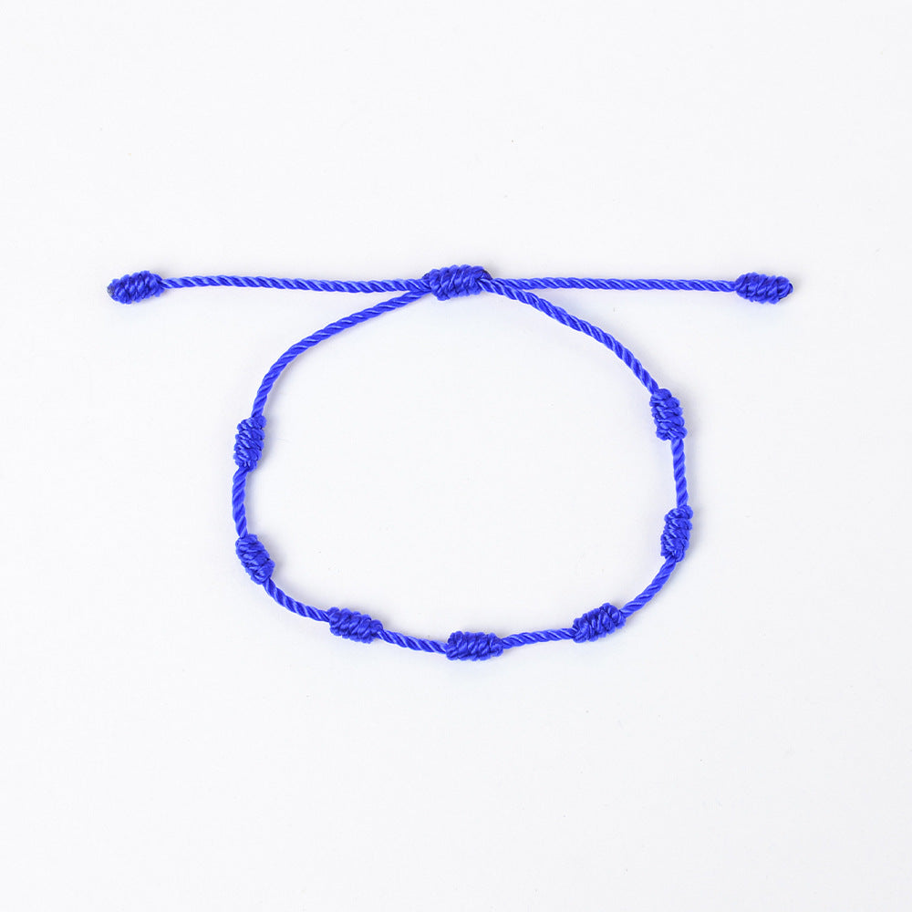 Seven Knot Woven Carrying Strap Peru Knot Handmade