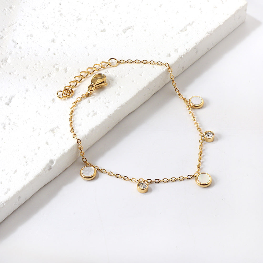 Europäisches und amerikanisches Mode-Armband, schlicht, exquisit, edel, anmutig, cooler Stil