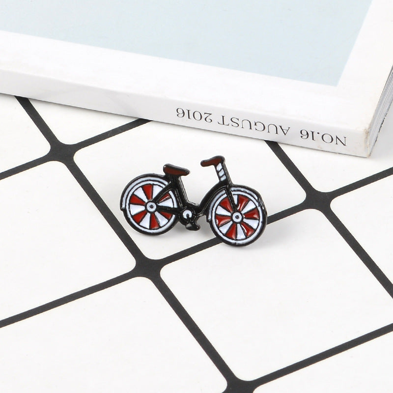 Cartoon Creative New Product Bicycle Brooch
