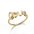 Anillo Pequeño LOVE Anillos de Pareja para Hombres y Mujeres