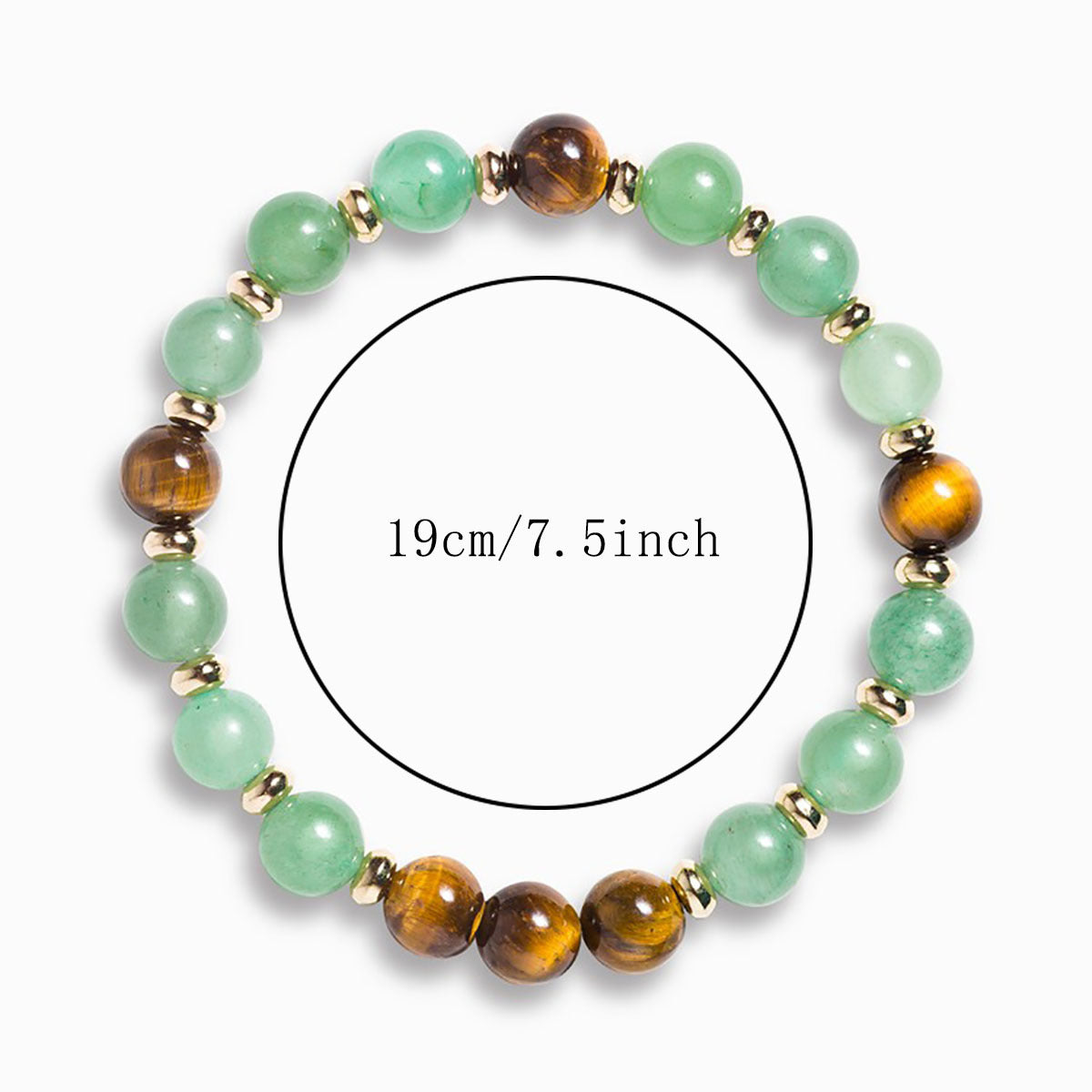 Women's Handmade Bracelet Natural Green Aventurine