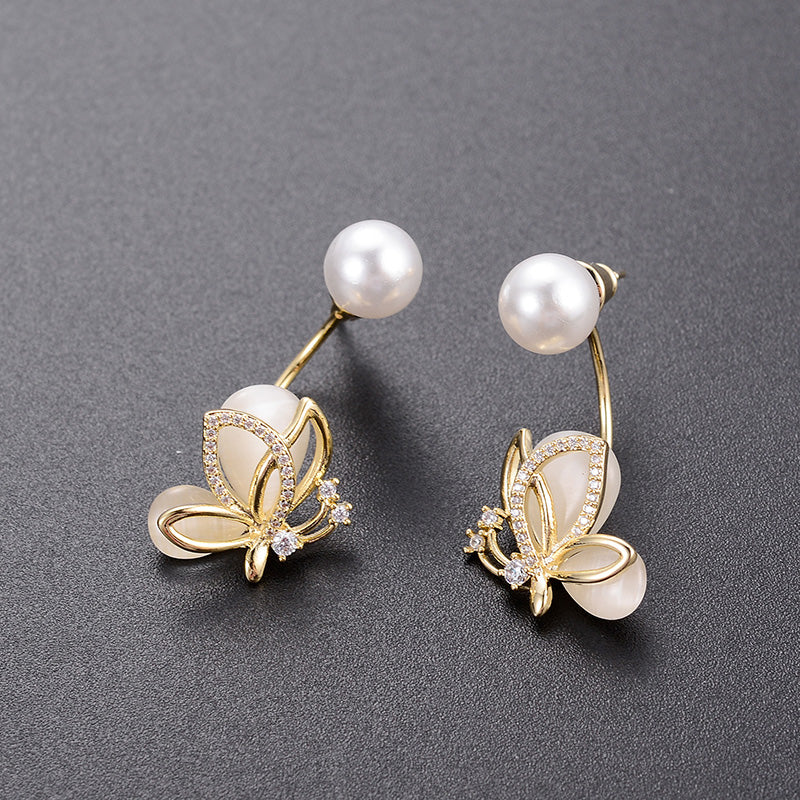 Pendientes de Mariposa de Ópalo para Mujer
