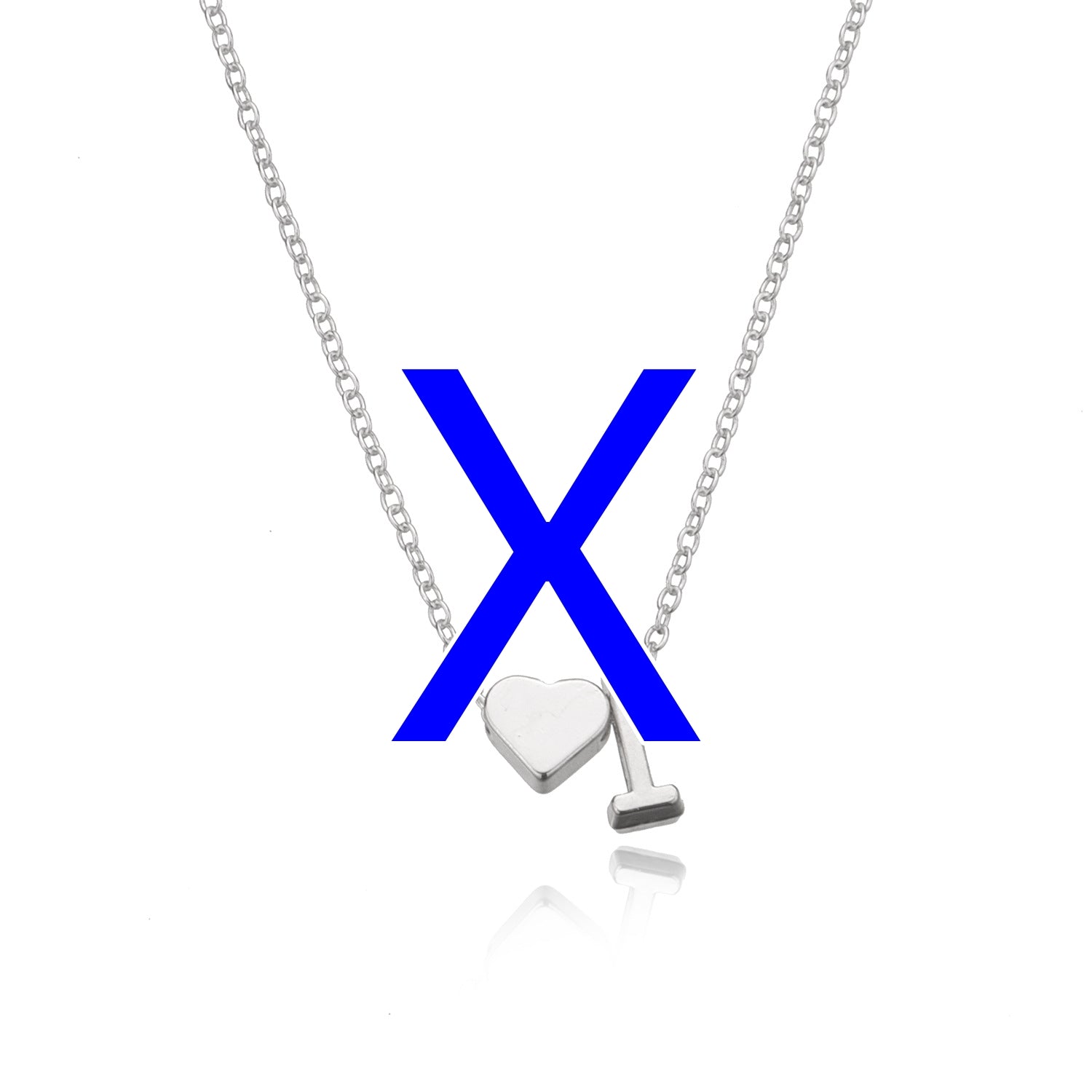 Fashion Exquisite Initial Gold And Silver Clavicle Chain