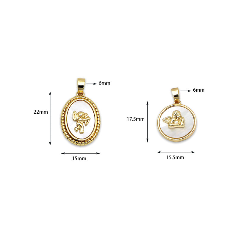DIY Schmuckzubehör Kupfer plattiert 18K Echtgold