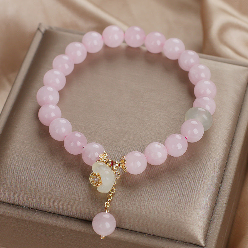 Pulsera de cristal natural súper dulce para niñas