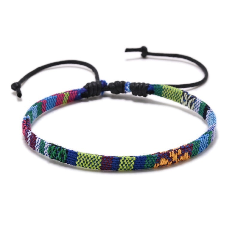 Rainbow Color Ethnic Style Bracelet Anklet Accessories