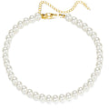Vintage Pearl Necklace Women's Simple Temperament Pearl Necklace