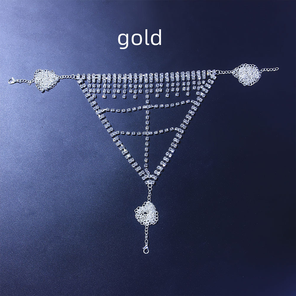 Joyas Personalidad Simple Moda Micro Incrustaciones Conjunto de Cadena Corporal