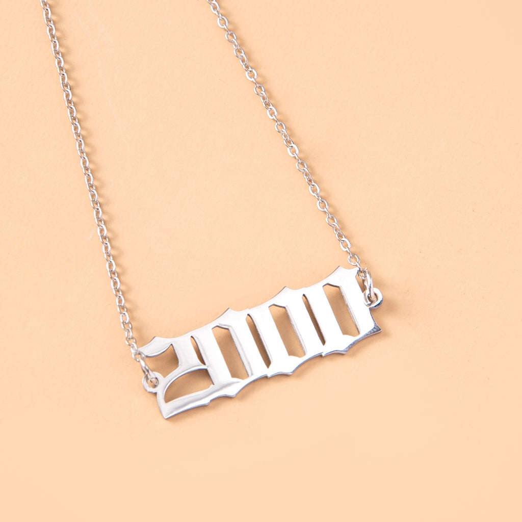 Jahreszahlen-Halsketten für Damen – Geburtstagsgeschenke