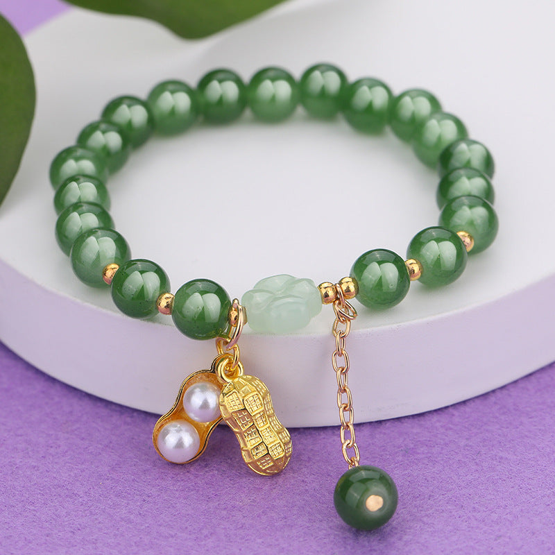 Chinese Style Accessories Bracelet Ethnic Style Aventurine
