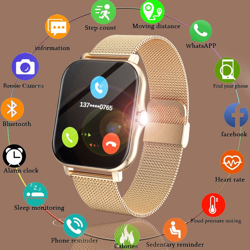 Smartwatch deportivo con carga magnética