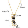Mode Schmuck Lang Magisch Mehrfach Emaille Teetasse Anhänger Halskette