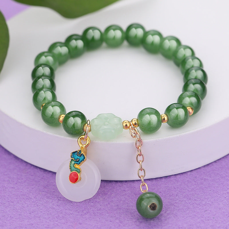 Chinese Style Accessories Bracelet Ethnic Style Aventurine