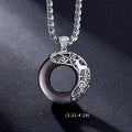 Sternzeichen Kette Herren Hip Hop Obsidian